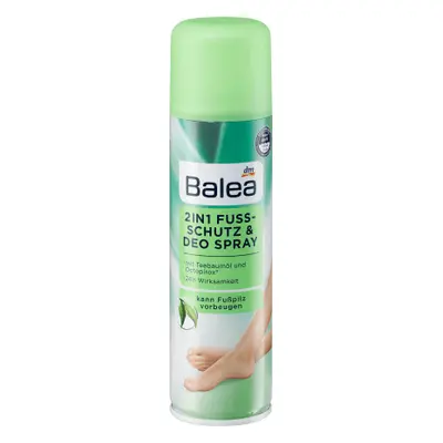 Balea 2în1 spray deodorant & protecție pentru picioare, 200 ml