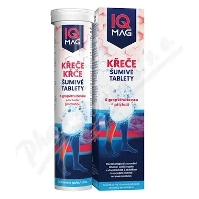 IQ MAG KŔČE magneziu grapefruit 1×20 tbl, supliment alimentar