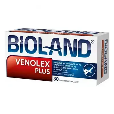 Venolex Plus Bioland , 30 comprimate filmate, Biofarm