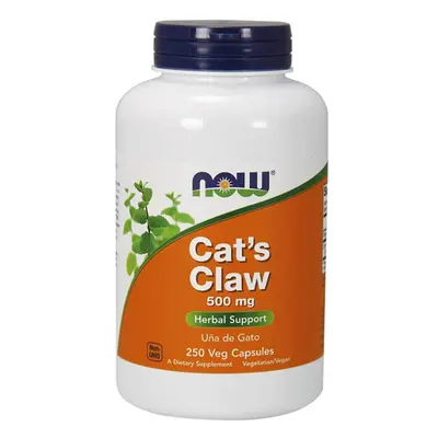 Now Foods Cat's Claw 500 mg, gheară de pisică, 250 capsule vegetariene