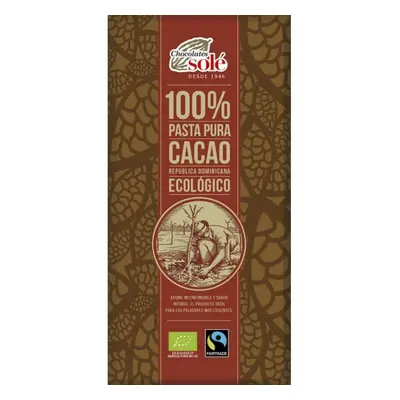 Ciocolata neagra ecologica 100% cacao, 100g, Pronat