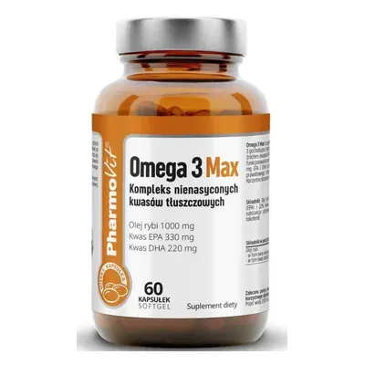 Omega 3 Max 60 capsule PharmoVit Clean Label