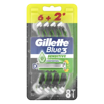 Gillette Aparat de ras B3 Sensitive, 8 buc