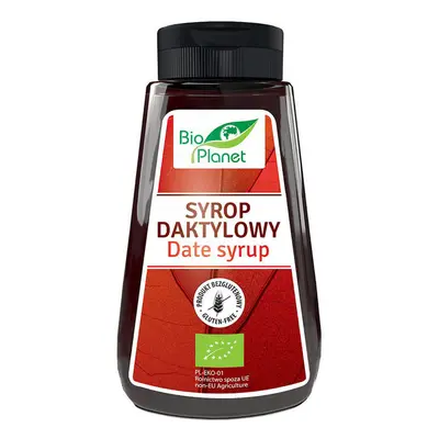 Bio Planet, sirop de curmale fără gluten Bio, 250 ml