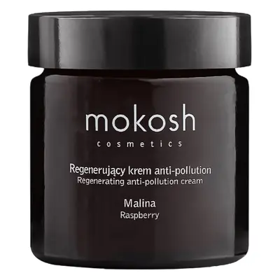 Mokosh, cremă de față regenerantă antipoluare, zmeură, 60 ml