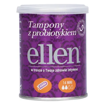 Ellen, tampoane probiotice, mini, 14 bucăți