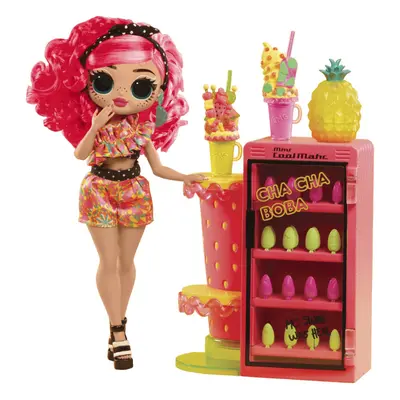 Set papusa cu accesorii OMG Sweet Nails Pinky Pops Fruit Shop, + 3 ani, L.O.L Surprise