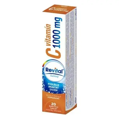 Revital vitamina C 1000 mg efervescent 1×20 tbl, vitamina C