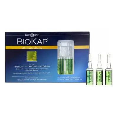 Biokap Anticaduta, tratament pentru căderea părului, 7 ml x 12 flacoane