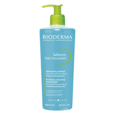 Bioderma Sébium Gel moussant gel de curățare pentru ten mixt și gras 500 ml