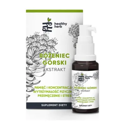 Rhodiola rosea extract 30ml Plante sănătoase