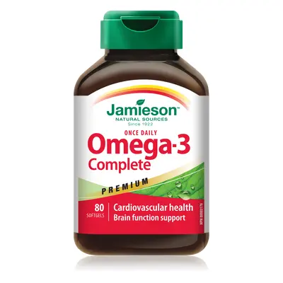 Omega-3 Complet Premium, 80 capsule, Jamieson