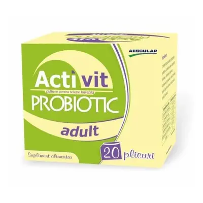 Probiotic pentru adulti Activit, 20 plicuri, Aesculap