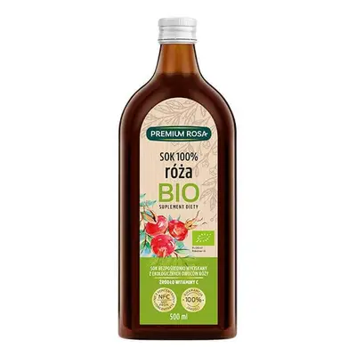 Premium Rosa Wild Rose, 100% suc de fructe organic, 500 ml