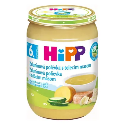 HiPP BIO Supă de legume cu vițel 190 g