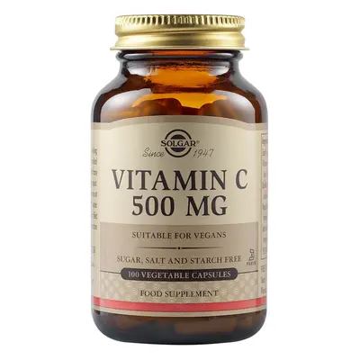 Vitamina C 500 mg, 100 capsule, Solgar