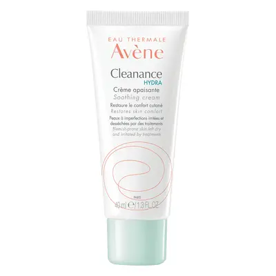 Avene Cleanance Hydra, cremă calmantă pentru față și corp după tratamente farmacologice, 40 ml