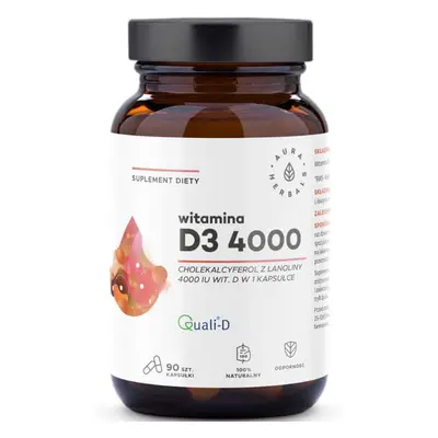 Vitamina D3 4000 UI 90 capsule Aura Herbals