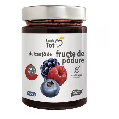 Dulceata de Fructe de Padure dulceata fara zahar, 360g, Dacia Plant