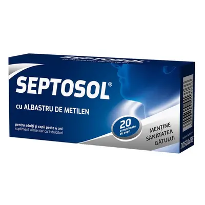 Septosol cu albastru de metilen, 20 comprimate, Biofarm