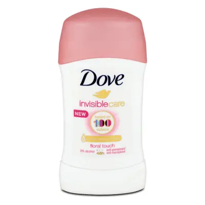 Dove Deodorant stick Invisible Care, 40 g