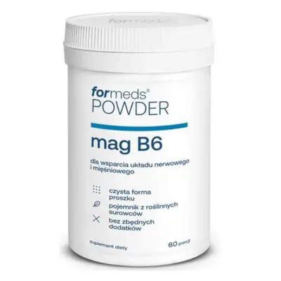 POWDER MAG B6 magneziu + vitamina B6 (60 porții) Formeds