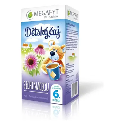 MEGAFYT Ceai pentru copii cu ECHINACEA 20×2 g (40 g), ceai de fructe și plante