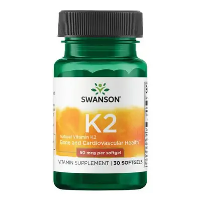 Ultra Natural Vitamina K2, 50 mg, 30 capsule, Swanson