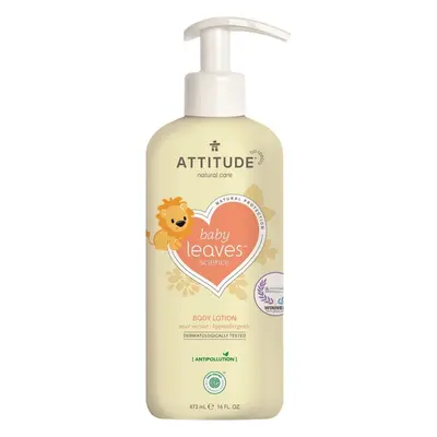 ATTITUDE Baby leaves loțiune de corp cu aromă de suc de pere 1×473 ml, loțiune de corp pentru co