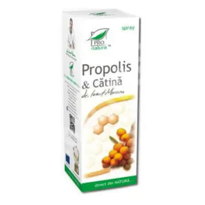 Spray cu Propolis si Catina, 100 ml, Pro Natura