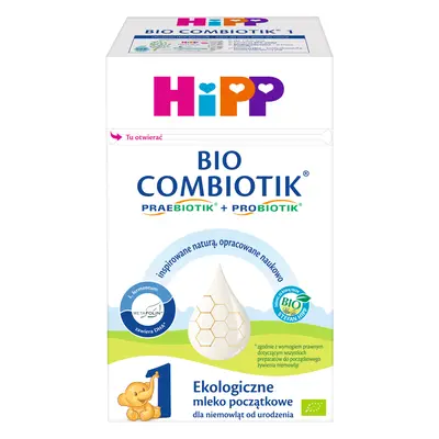 HiPP 1 Bio Combiotik, lapte organic pentru sugari, de la naștere, 550 g