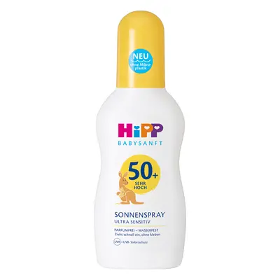 HiPP Babysanft, loțiune de protecție solară, spray, SPF 50+, 150 ml