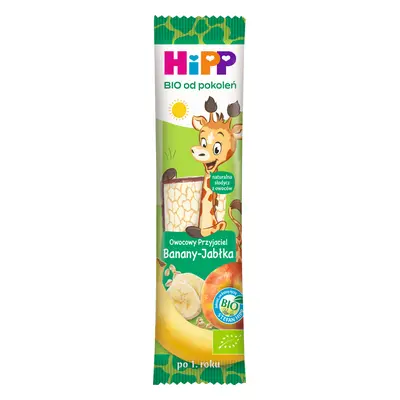 HiPP BIO Owocowy Przyjaciel Bio bar, banane, mere, după 1 an, 23 g