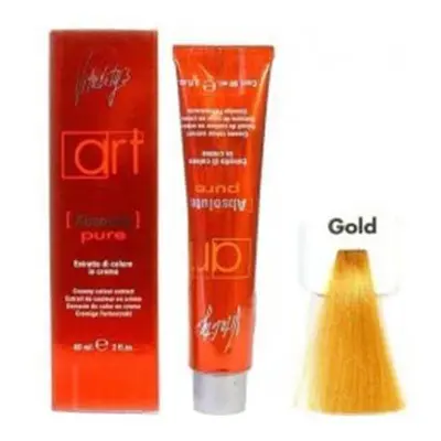 Vopsea permanenta de par Vitality's Art Absolute cu amoniac Pure Gold Fortifiant Culoare 60 ml