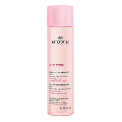 Apa micelara cu efect de calmare pentru toate tipurile de ten Very Rose, 200 ml, Nuxe