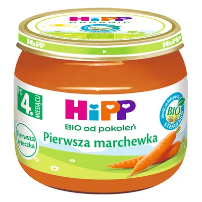 HiPP Legume Bio, primul morcov, după 4 luni, 80 g