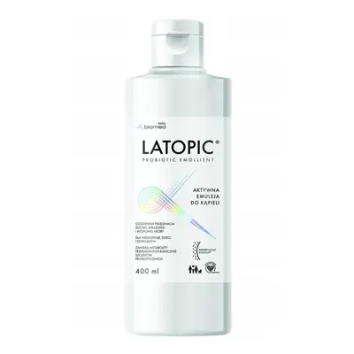 Latopic Probiotic Emollient, emulsie de baie activă, din ziua 1, 400 ml