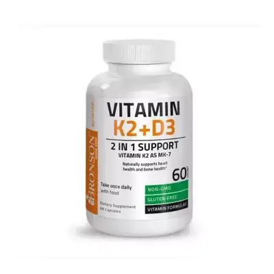 Vitamina K2 90 mcg + Vitamina D3 5000 IU, 60 capsule, Bronson Laboratories