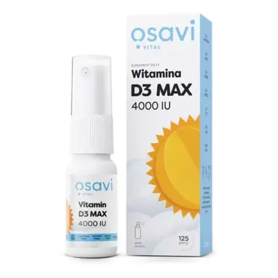 Osavi Vitamina D3 MAX 4000 UI (125 porții) spray 12.5ml