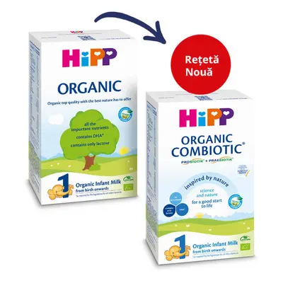 Formulă de lapte de început Organic 1, +0 luni, 300 gr, Hipp