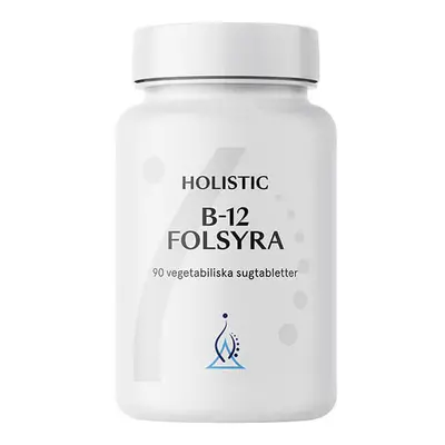 Holistic B-12 Folsyra, 90 pastile