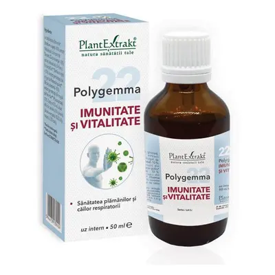 Polygemma 22 Imunitate si Vitalitate, 50 ml, Plant Extrakt