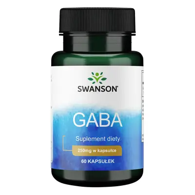 Swanson GABA, acid gamma aminobutiric 250 mg, 60 capsule