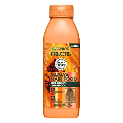 Garnier Fructis Hair Food Papaya Șampon pentru păr deteriorat 350 ml