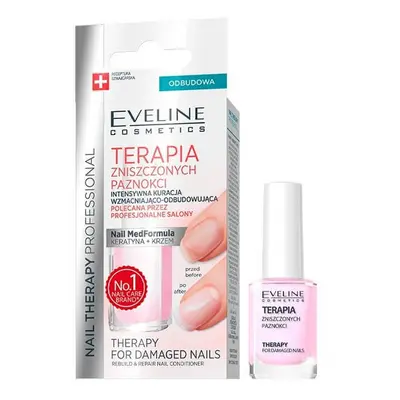 Tratament pentru unghii deteriorate Nail Therapy, 12 ml, Eveline Cosmetics