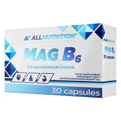 Allnutrition Mag B6, citrat de magneziu + vitamina B6, 30 capsule