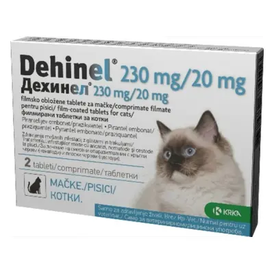 Dehinel cat, antiparazitar intern pentru pisici - 2 comprimate