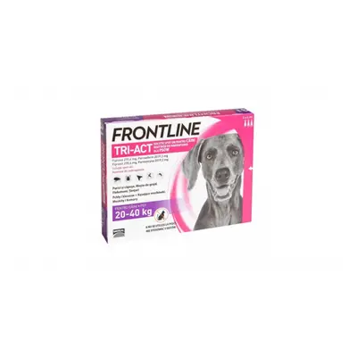 Frontline Tri-act L spot on pentru caini 20-40 kg - 3 pipete antiparazitare