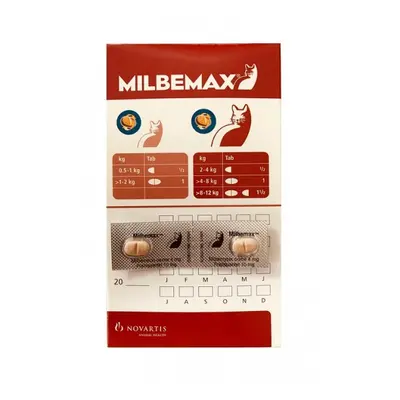 Milbemax Cat 4 10 mg ( 2 kg), 1 tableta