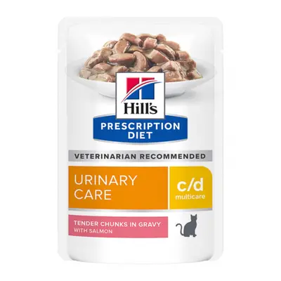 Hill s PD Feline c d Salmon, urinary care, hrana umeda pentru pisici, 85 g